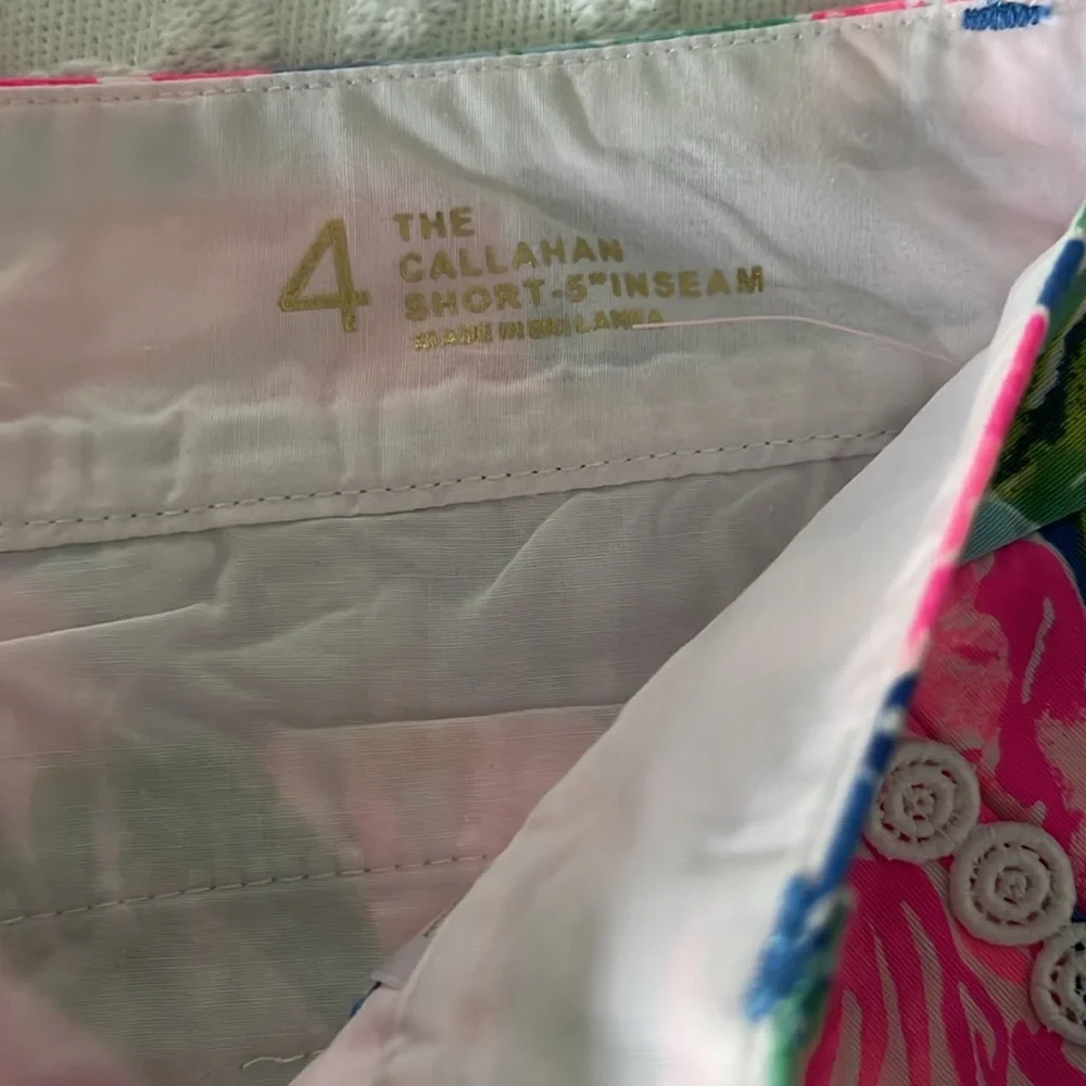 Lily Pulitzer Callahan 5” Shorts NWOT -Size 4 - Picture 5 of 8